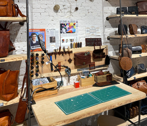 Coin d'artisanat dans le magasin