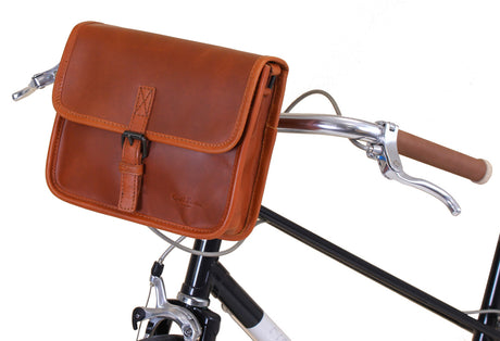 Sacoche de selle vélo en cuir style vintage P2R - marron - Sport Sacoche de selle vélo en cuir style vintage P2R - marron - Sport