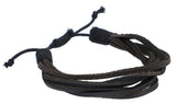 Armband Läderarmband Läderaccessoar Smycke i svart Läder