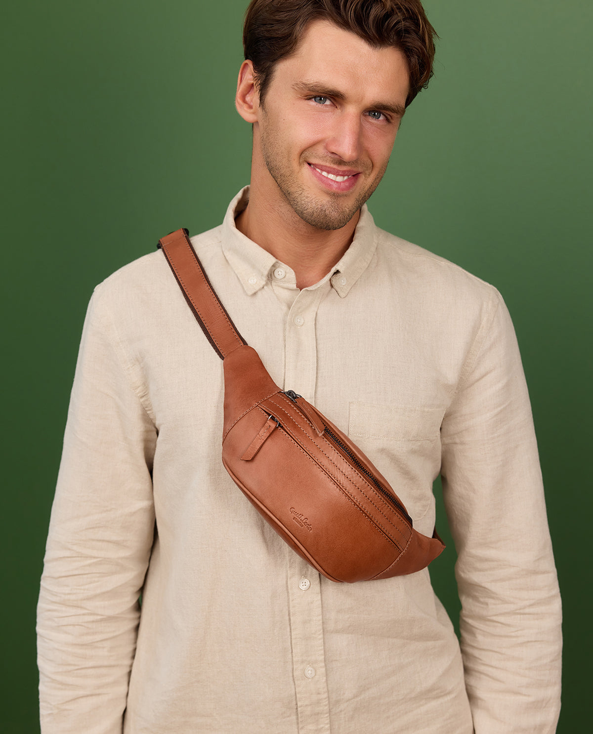 HILASON Sac de selle de cheval en cuir souple marron foncé HILASON Sac de selle de cheval en cuir souple marron foncé