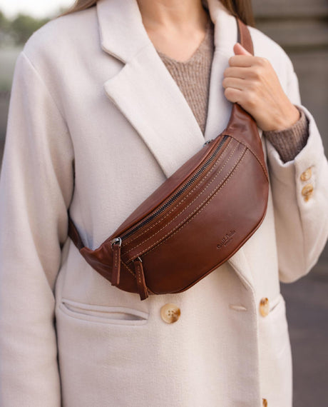 Shawn' Sacoche Ventrale en Cuir Grand Sac Banane Vintage Shawn' Sacoche Ventrale en Cuir Grand Sac Banane Vintage