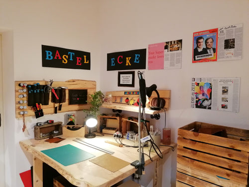 Bastel-Ecke im Store